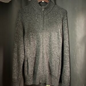 Icebreaker Men's Charcoal Zip-Up Sweater